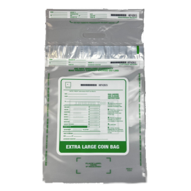 12 x 23 Large Coin Clear Bag  (D1223)<br>Quantities (100, 200, 300, 400 and 500)